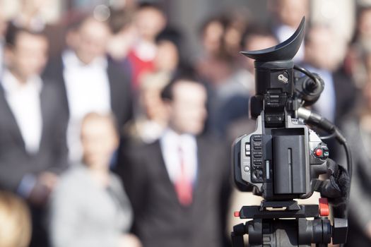 Covering an event with a video camera