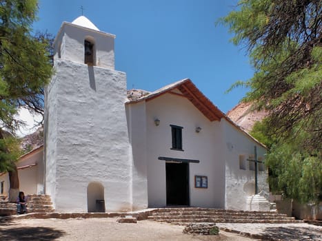 Purmamarca's small, simple church (Iglesia de Santa Rosa de Lima) is situated on one corner of the main square, and is one of the oldest buildings in the town, dating from 1648.