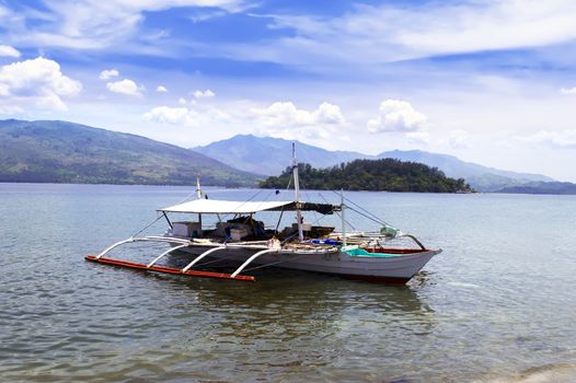 Philippines Fishing Boat near Olongapo City, Subic Bay.