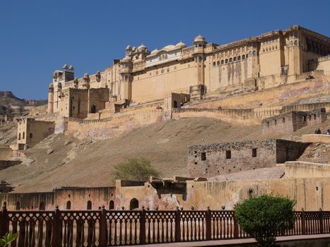  Beautiful Amber Fort near Jaipur city in Rajastan,India