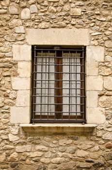Old wall with window