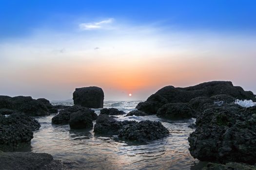 Wong Amat Beach Sundown. North of Pattaya City, Thailand.