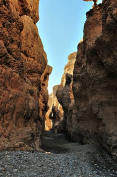 The Sesriem Canyon near Sossusvlei in Namibia
