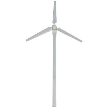 Wind turbine. Isolated render on white. Alternative energy source