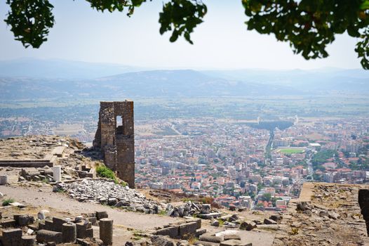 Ancient temple of Trajan, Bergama, Turkey