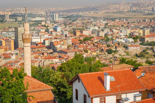 Cityscape view of Ankara, capital of Turkey
