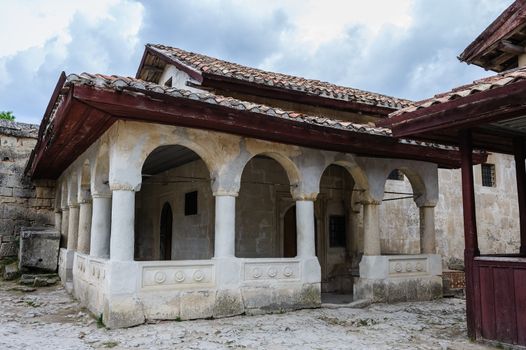 Chufut-Kale, medieval Jewish cave City Fortress in Crimea, Ukarine
