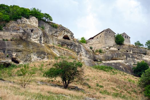 Chufut-Kale, medieval Jewish City Fortress in Crimea, Ukarine
