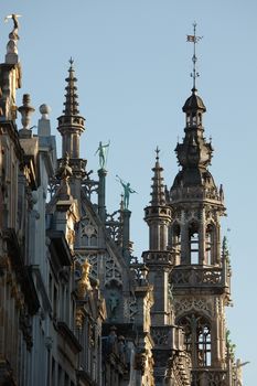 Architectural detail at Brussels' main square