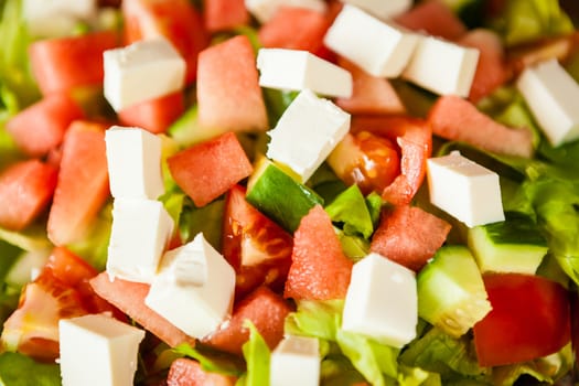 Fresh feta salad