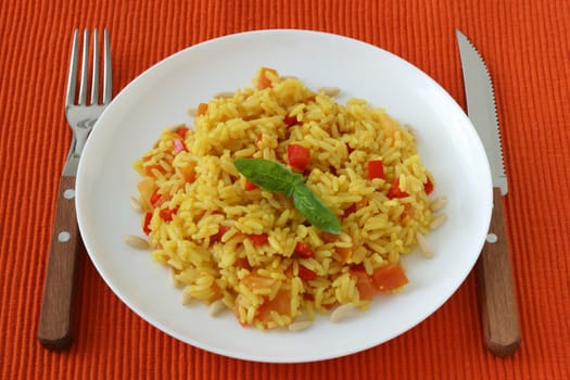 rice with vegetables