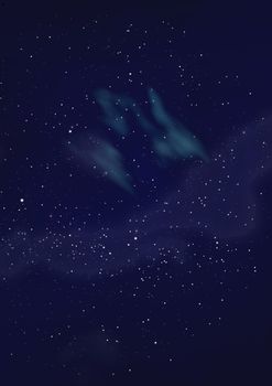 Small part of an infinite star field of space in the Universe. "Elements of this image furnished by NASA".