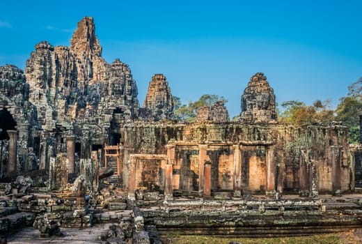 prasat bayon temple angkor thom cambodia