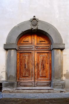 Wooden Ancient Italian Door