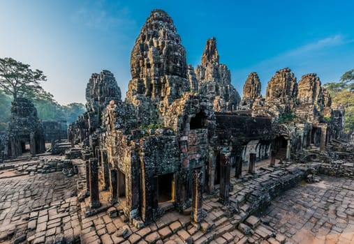 prasat bayon temple angkor thom cambodia