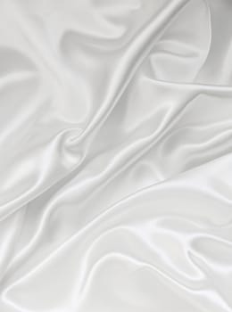 Smooth elegant white silk can use as background 