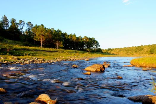 beautifoul river in argentina