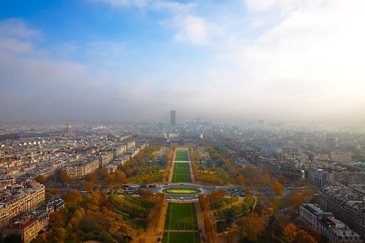 View of Paris from the Eiffel Tower