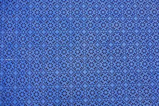 Blue weaved plastic texture background