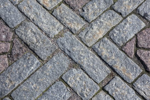 Texture of stone structure road