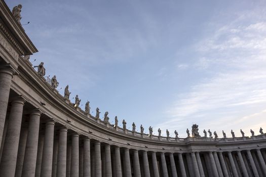 Saint Peter's Square in Vatican,Italy