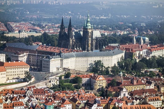 Beautiful landscapye of Prague Castle 