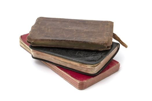 Old book isolated on white background