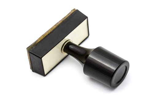 Black stamp isolated on white background 