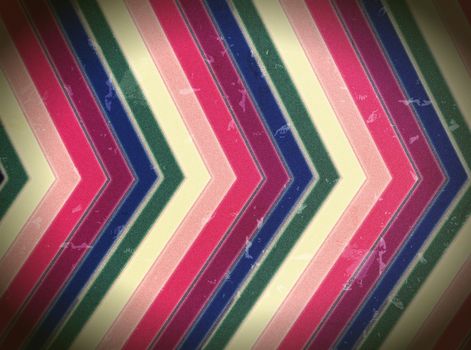 Vintage Abstract background color stripes with vignette 