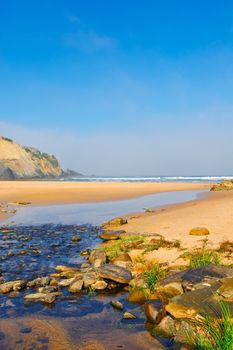 Rocky Coast of Atlantic Ocean in Portugal