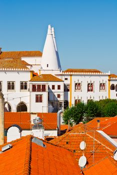 View to Historic Center City of Sintra, Portugal