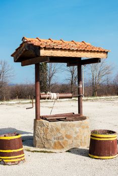 street acting pit for selection of water