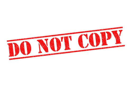 DO NOT COPY red Rubber Stamp over a white background.