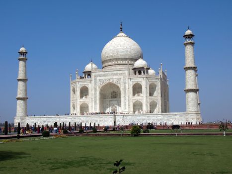 monument Taj Mahal in Agra,India