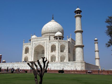 religion monument Taj Mahal in Agra,India