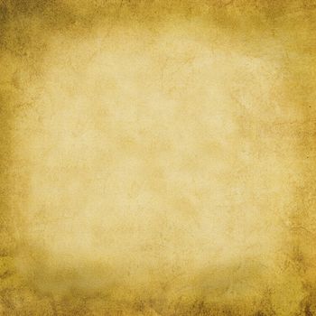 Yellow parchment as background texture