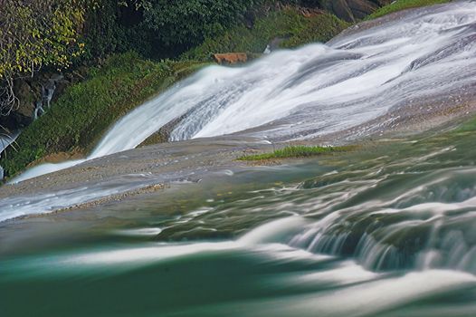 Photographed in China Huangguoshu Waterfall in Guizhou