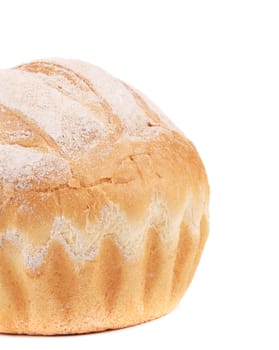 Close up of white bread. Whole background.