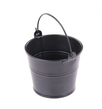 Back pail. Isolated on a white background.