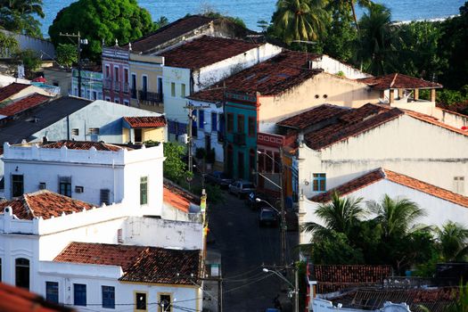 street view of olinda near recife pernambuco state brazil