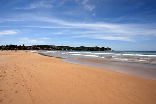 praia ferradura in the beautiful typical brazilian city of buzios near rio de janeiro in brazil