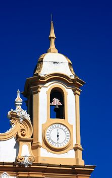 Matriz de Santo Antonio church church of the typical village of tiradentes in minas gerais state in brazil