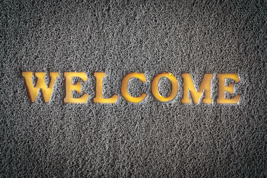 carpet welcome mat