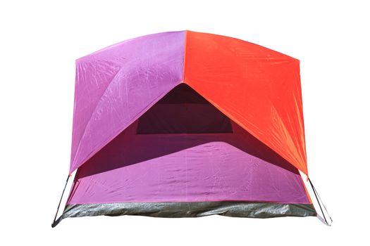 tourist tent isolated on white