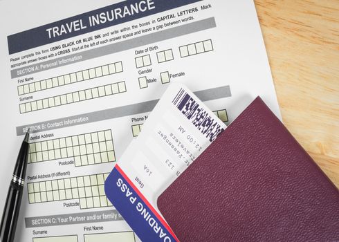 insurance concept for travel
