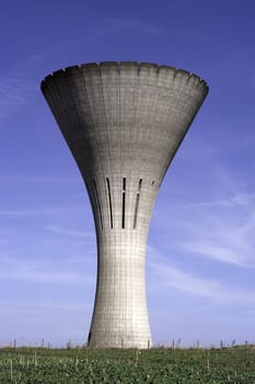 Water tower in the French countryside