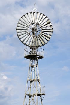 Old wind turbine in France