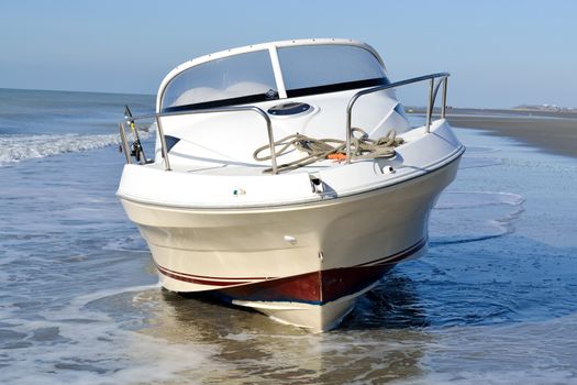 Boat failed on a beach
