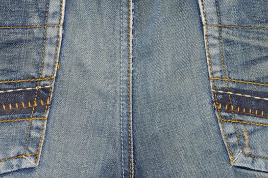 Close-up of Jean fabrics