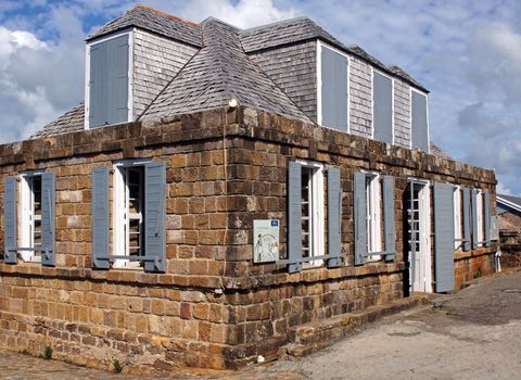 Historic Guard House on Shirley Heights, English Harbour, Antigua and Barbuda, Caribbean